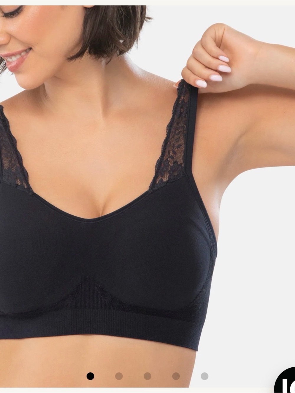 NWT The Comfort Bra Lace Straps - Picture 5 of 6